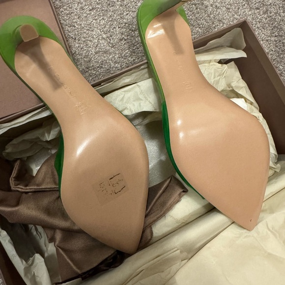 Gianvito Rossi Green Heels - Picture 5 of 5